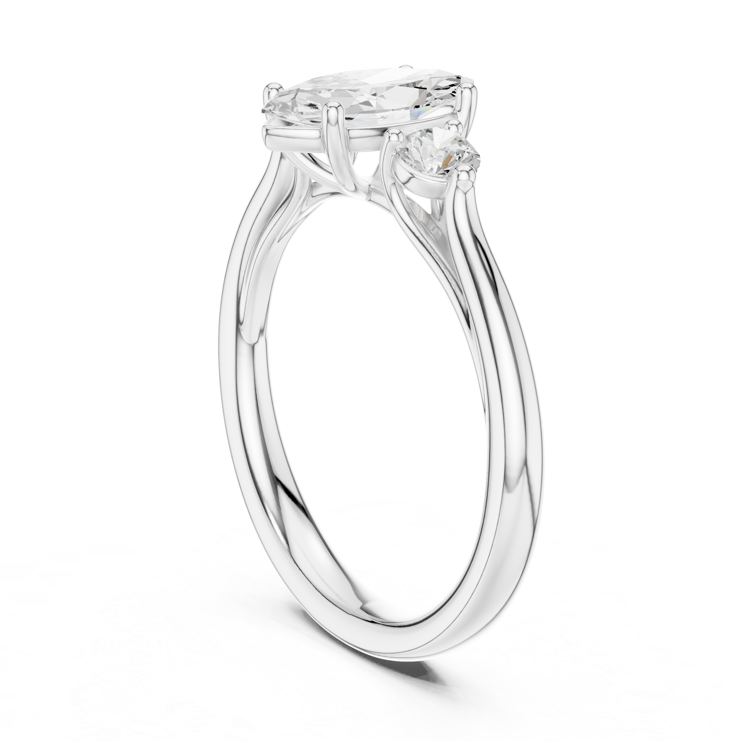 Three-Stone Marquise Ring