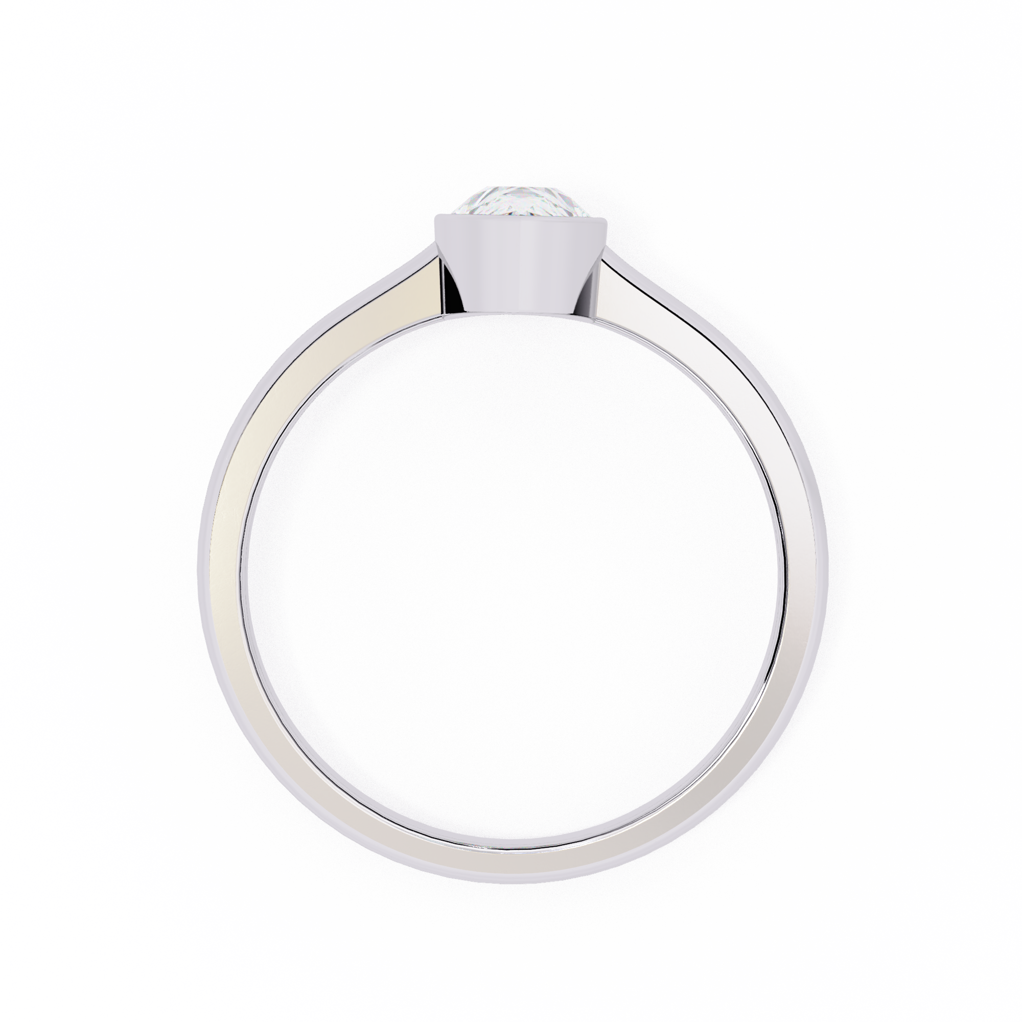 Pear Solitaire Diamond Ring