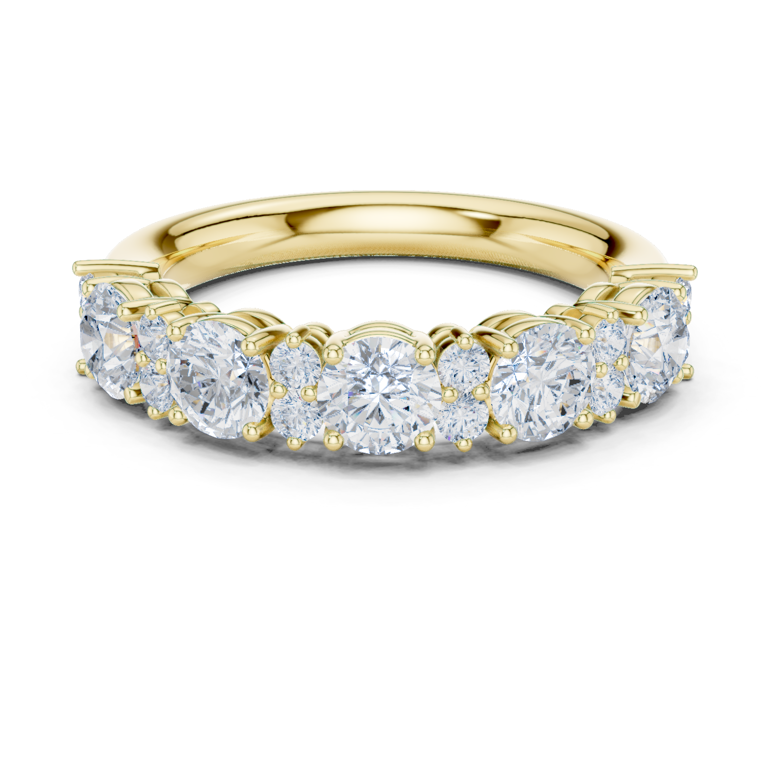 Round-Cut Diamond Eternity Band