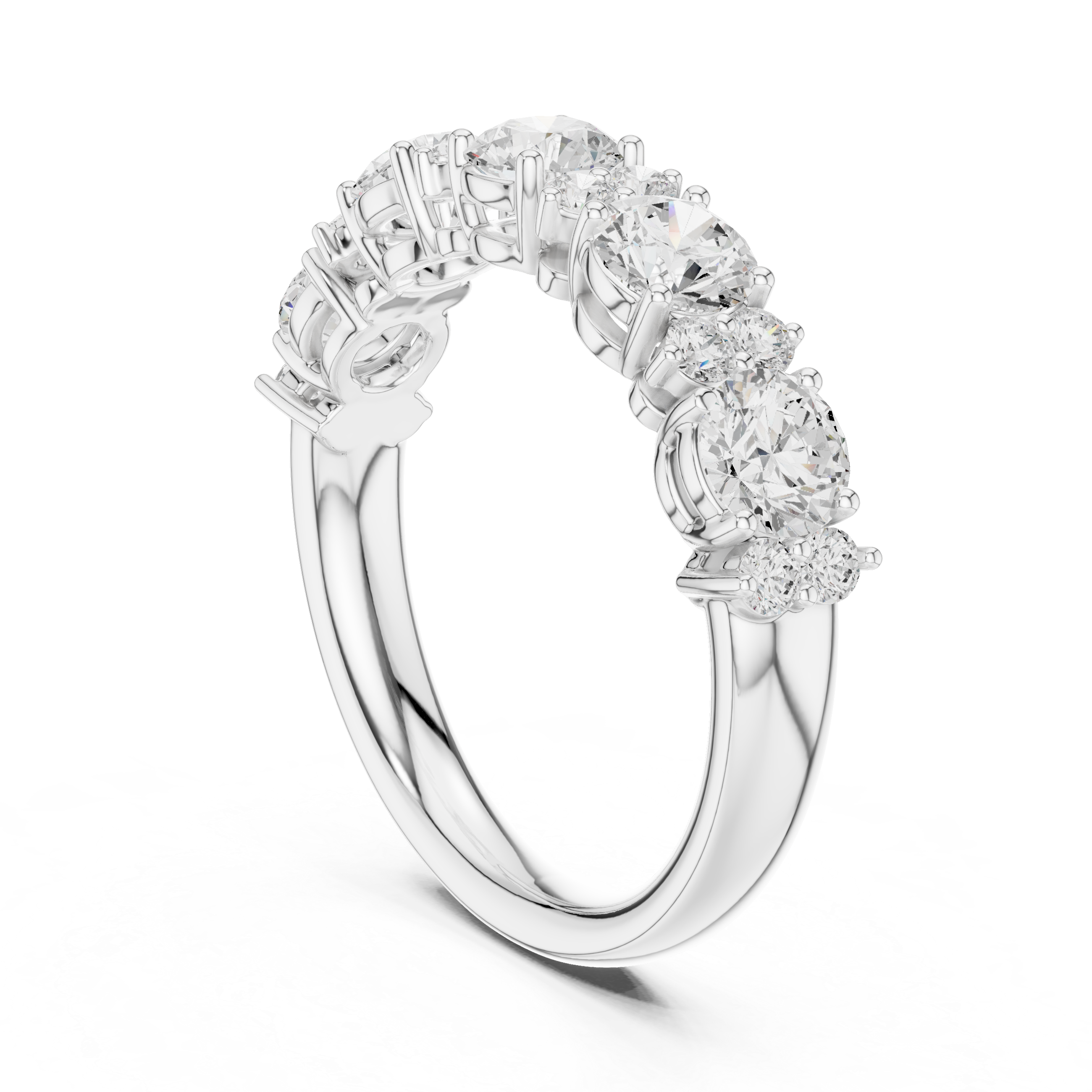 Round-Cut Diamond Eternity Band