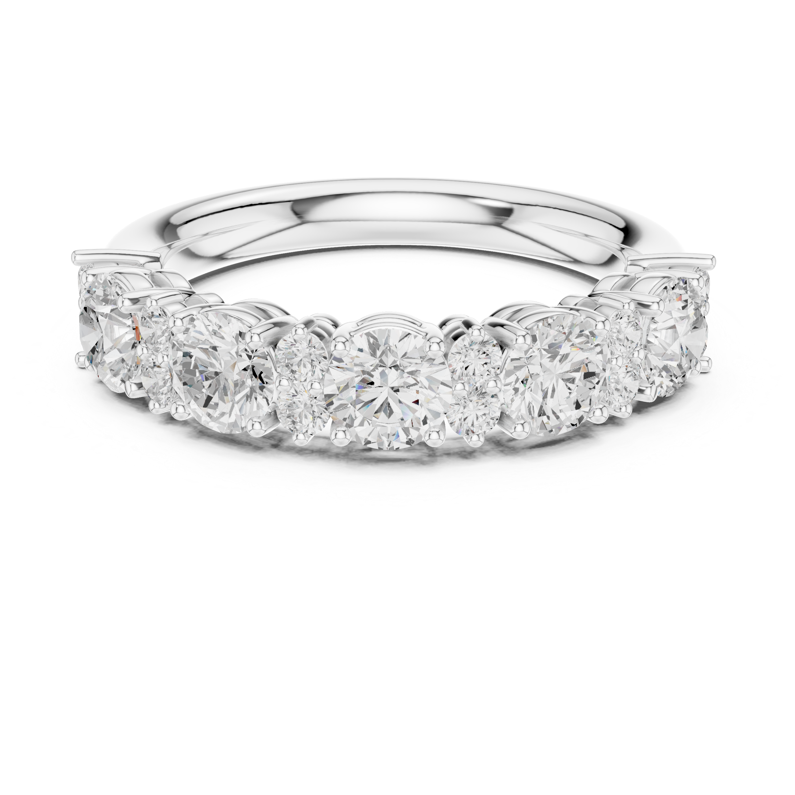 Round-Cut Diamond Eternity Band
