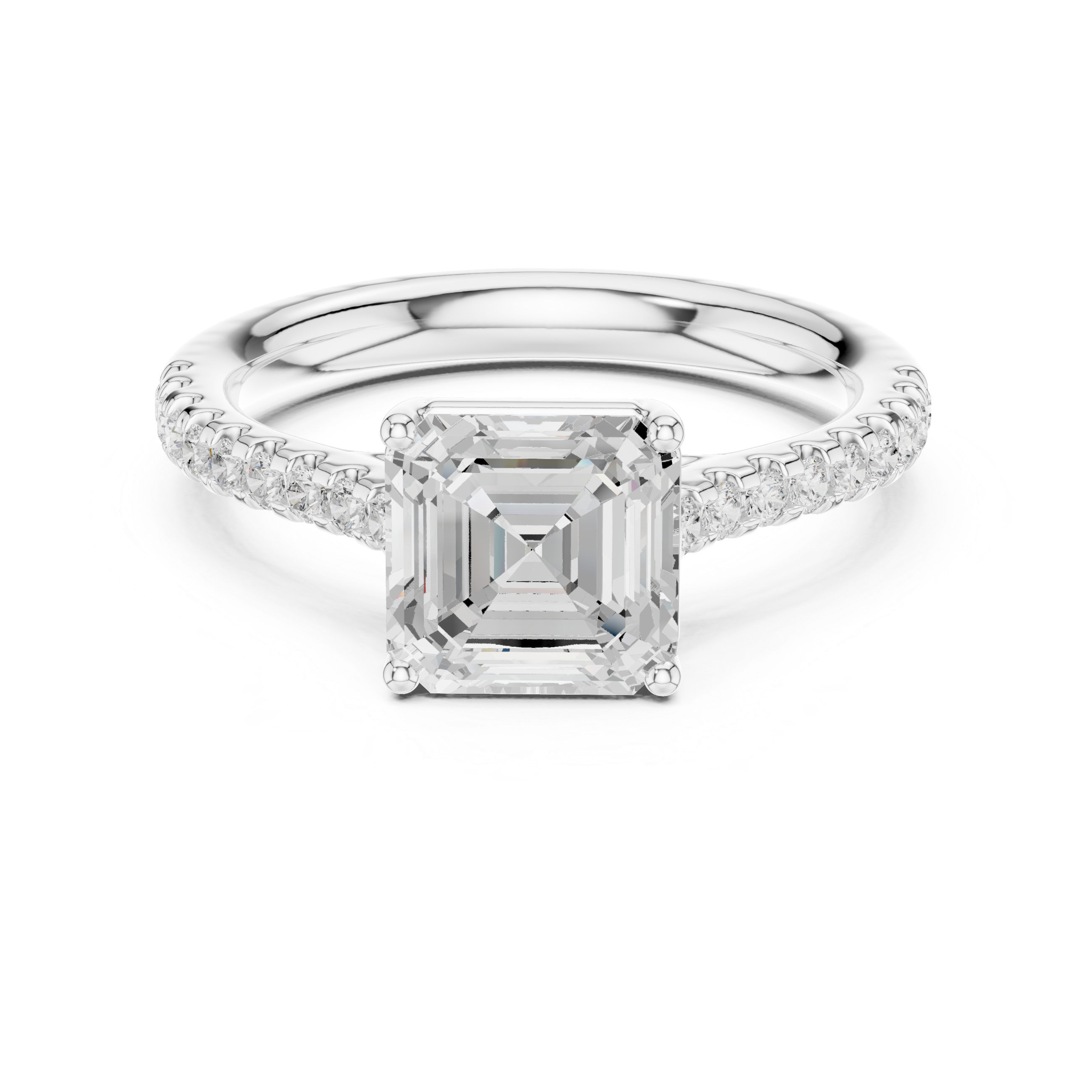 Princess-Cut Diamond Ring